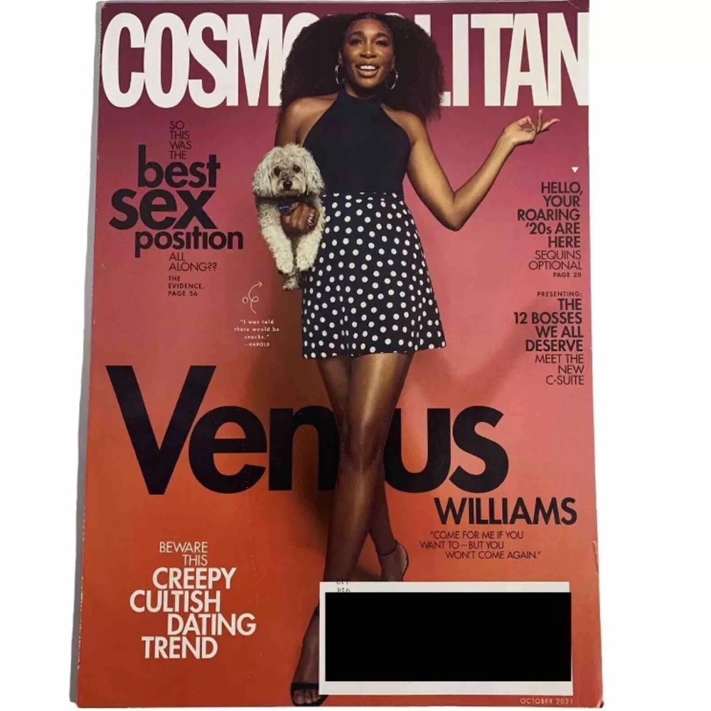 Cosmopolitan Magazine October 2021 Venus Williams Roaring 20s Are Here Dating